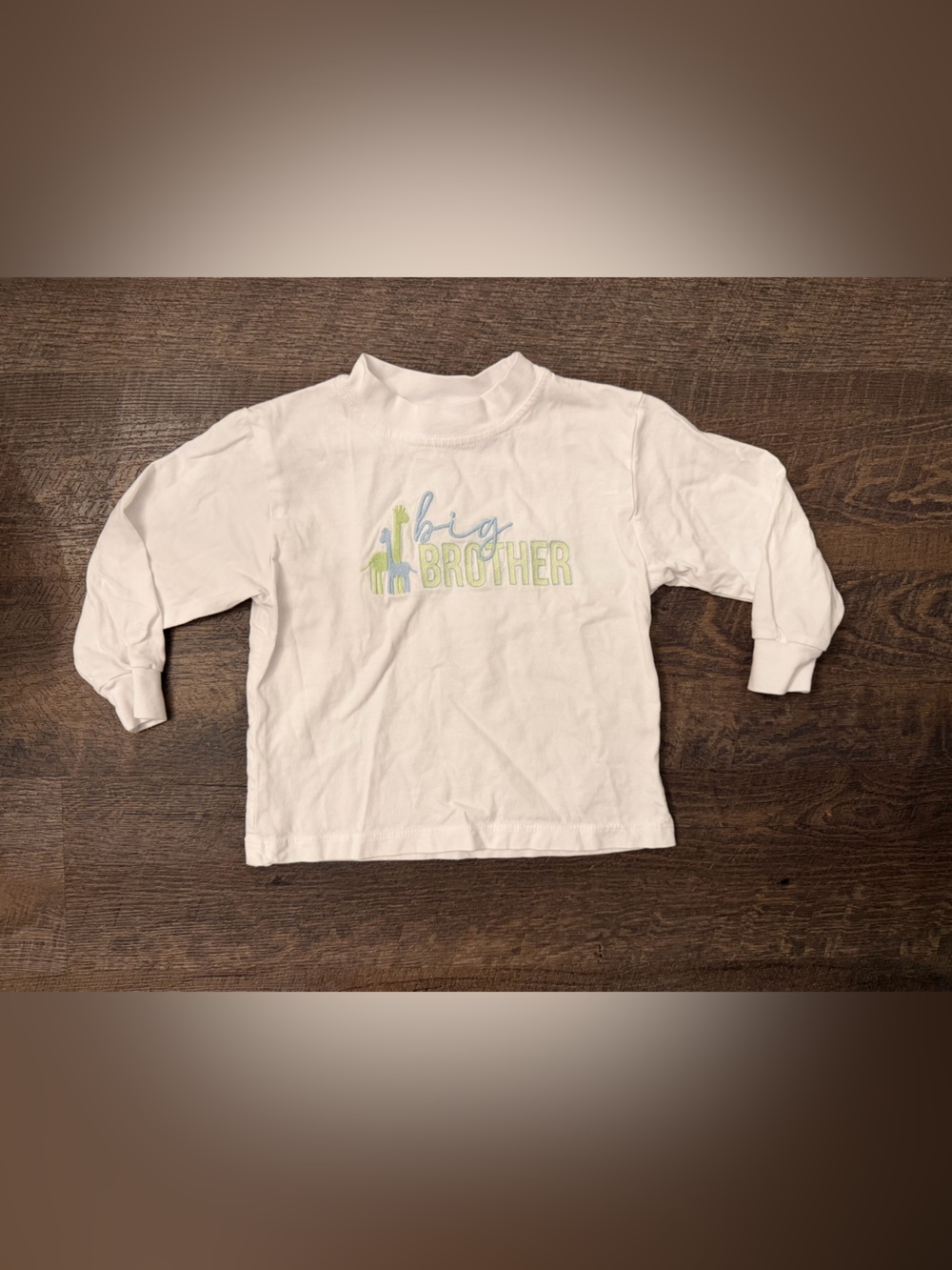 Bailey Boys “Big Brother” White Long-Sleeve Kids Shirt